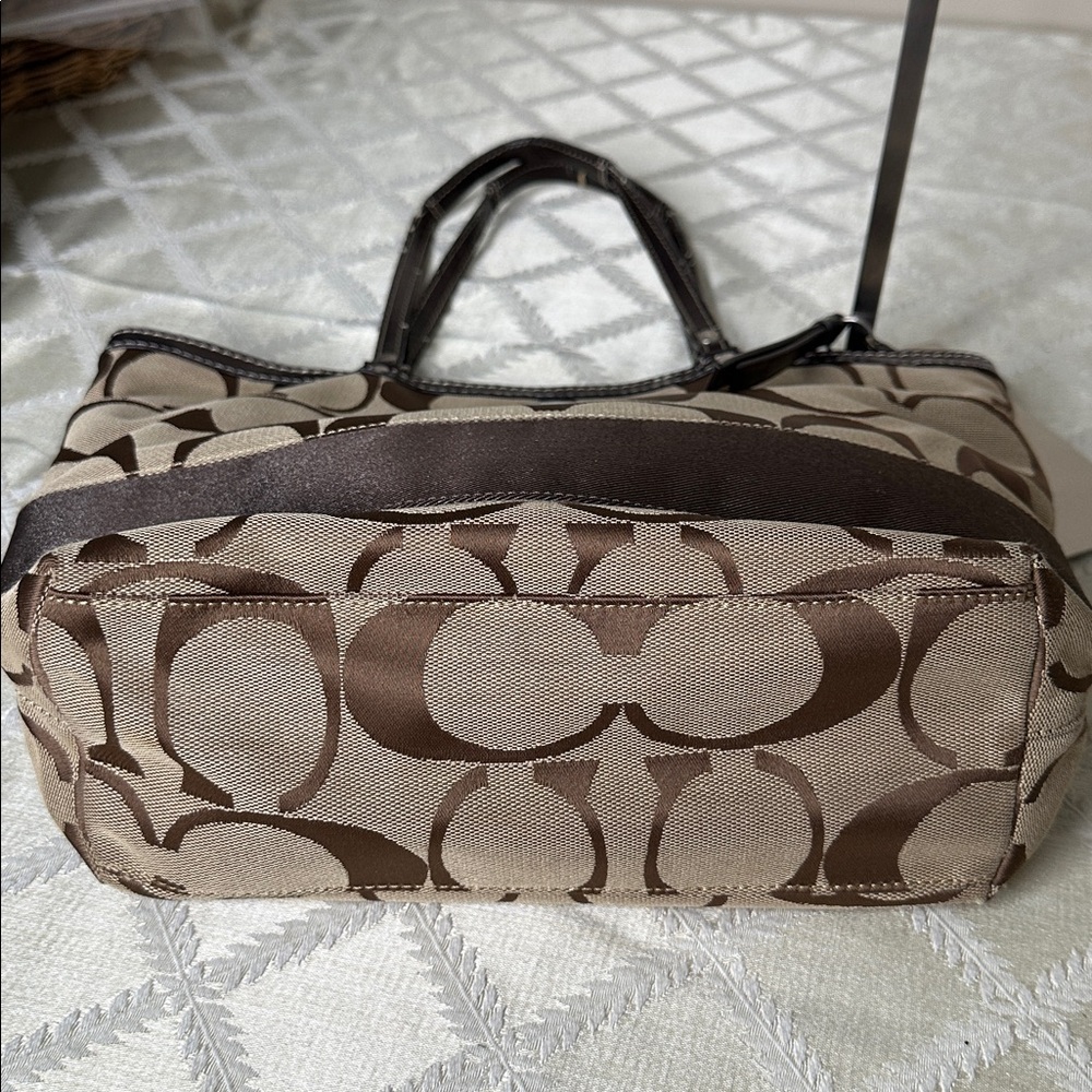 ✨Rehab Coach Tan and Brown Signature Tote - Picture 9 of 9